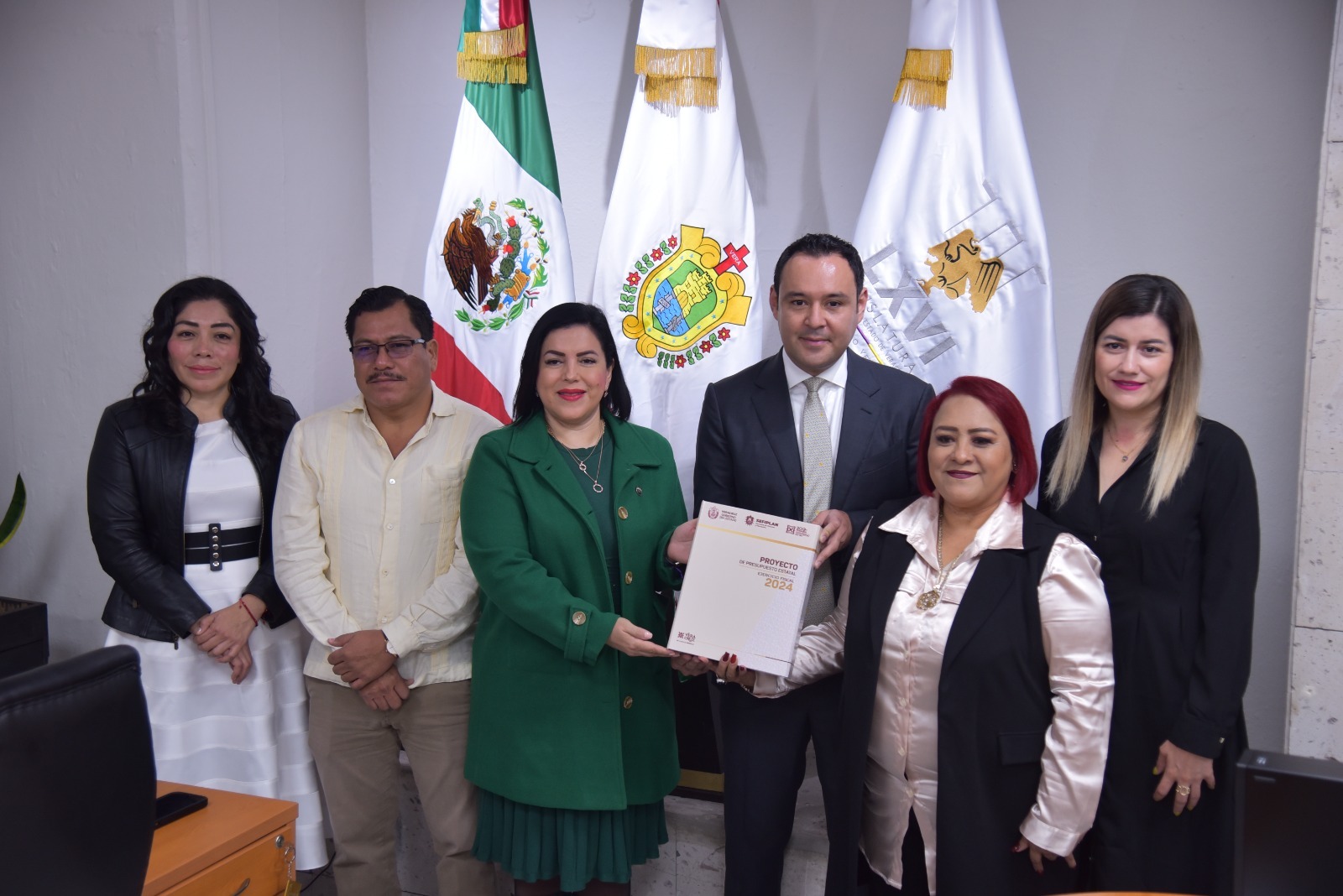 Recibe Legislatura el Proyecto de Presupuesto de Egresos 2024