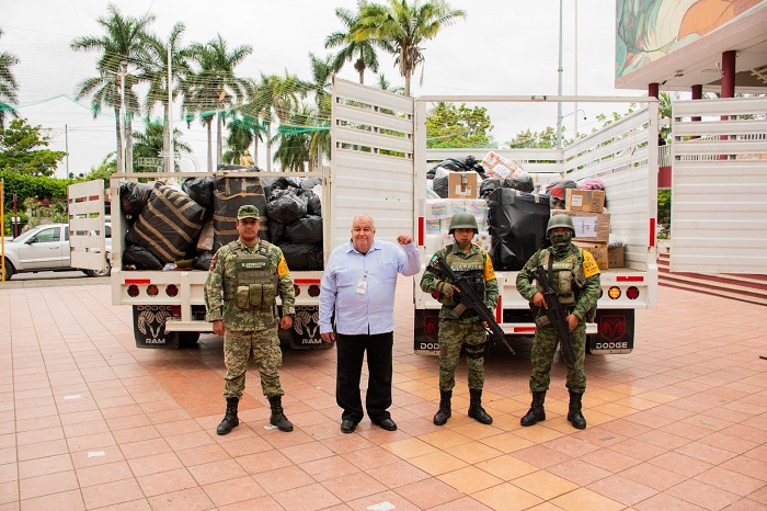 Fernando Remes Garza envía 6.5 toneladas de apoyos a damnificados de Guerrero