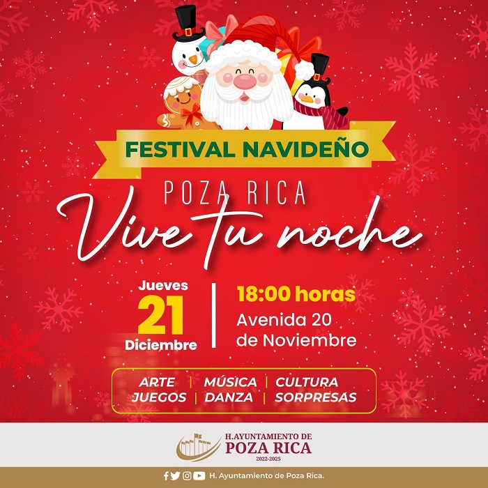 Se acerca Festival Navideño "Vive tu Noche"