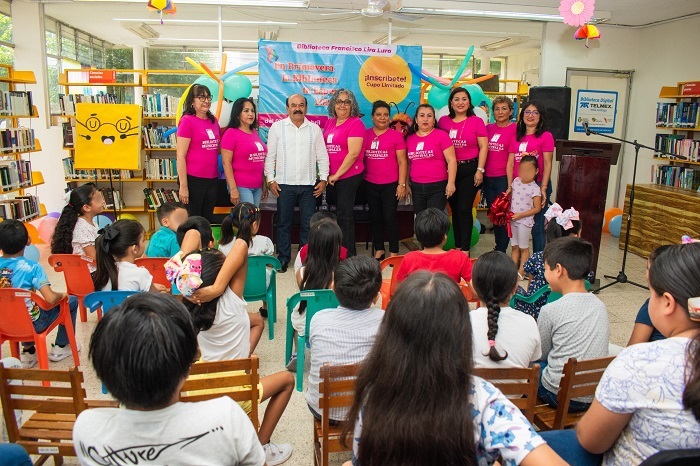 Arrancan en Poza Rica “En Primavera la Biblioteca te Espera” 2024