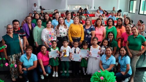 Patricia Ortiz presidió demostración “Cuenta Cuentos”